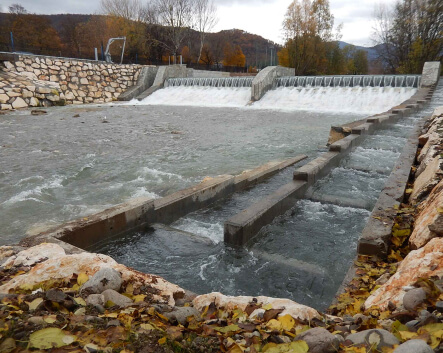 Stavby hydrotechnické vodní elektrárny